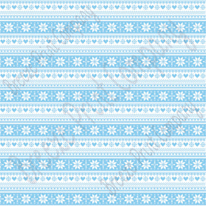 Light blue and white Christmas pattern craft  vinyl sheet - HTV -  Adhesive Vinyl -  Nordic knitted sweater pattern HTV3607