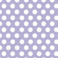 Lavender with white dots craft  vinyl - HTV -  Adhesive Vinyl -  large white polka dot pattern