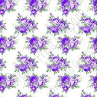 Purple rose floral craft  vinyl sheet - HTV -  Adhesive Vinyl -  with white background flower pattern vinyl  HTV2219
