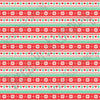 Red, green and white Christmas pattern craft vinyl sheet - HTV -  Adhesive Vinyl -  knitted sweater pattern Alpine Nordic HTV3600
