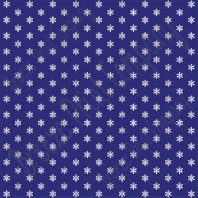 Navy blue snowflake craft  vinyl sheet - HTV -  Adhesive Vinyl -  winter pattern HTV1354
