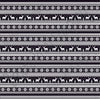 Black and white Christmas pattern craft  vinyl sheet - HTV -  Adhesive Vinyl -  reindeer Nordic knitted sweater pattern HTV3613 - Breeze Crafts