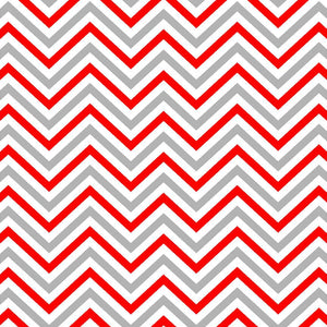 Red, white and gray chevron craft  vinyl - HTV -  Adhesive Vinyl -  zig zag pattern