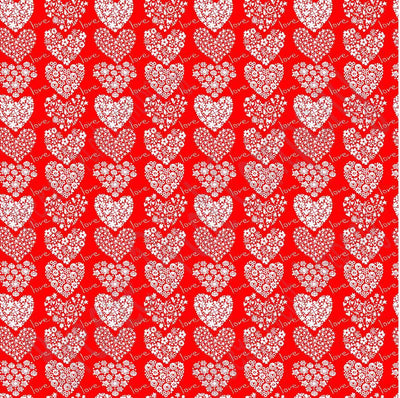 12 x 17 Hearts Valentine's Day Pattern HTV Sheet Heat Transfer Vinyl – The  HTV Store