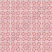 White with red heart craft  vinyl sheet - HTV -  Adhesive Vinyl -  Valentine's Day HTV3950