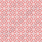 White with red heart craft  vinyl sheet - HTV -  Adhesive Vinyl -  Valentine's Day HTV3950