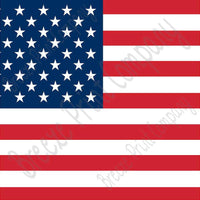 American flag print craft vinyl sheet - HTV - Adhesive Vinyl - HTV3 - Breeze Crafts