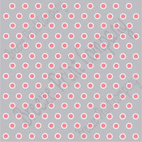 Gray with pink and white polka dots craft  vinyl - HTV -  Adhesive Vinyl -  polka dot pattern HTV262 - Breeze Crafts