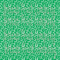 Horseshoes on Green faux leather printed vinyl sheet – The Crazy