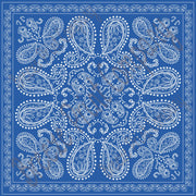 Blue bandana pattern printed craft  vinyl sheet - HTV -  Adhesive Vinyl -  HTV6001 - Breeze Crafts