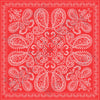 Red bandana pattern printed craft  vinyl sheet - HTV -  Adhesive Vinyl -  HTV6000