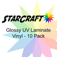 StarCraft Glossy UV Laminate 10-Pack 8.5x11 inch sheets