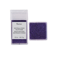 Glitter - Muse Purple Extra Fine - 1.5 ounce, Darice glitter for crafts and tumblers
