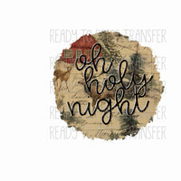 Oh Holy Night ready to press Christmas sublimation transfers., vintage sublimation Christmas