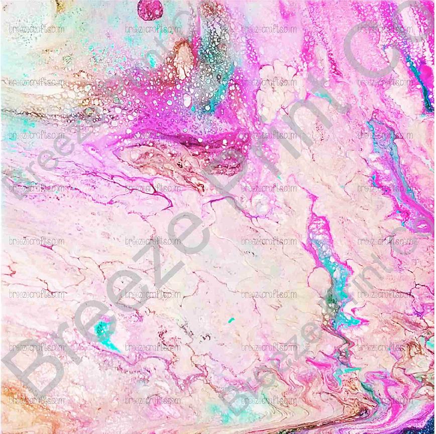 Pink and aqua marble paint swirl patterned vinyl sheets, pour paint, hot mess, craft vinyl sheets, HTV, heat transfer vinyl, printed vinyl, custom vinyl