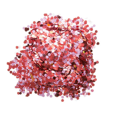 darice chunky red mixed glitter .75 ounce container, glitter for crafts, glitter for candles, glitter for cups, glitter for tumblers