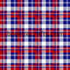 Fourth of July plaid pattern vinyl sheets, red, white and blue USA patterned vinyl in heat transfer or adhesive vinyl