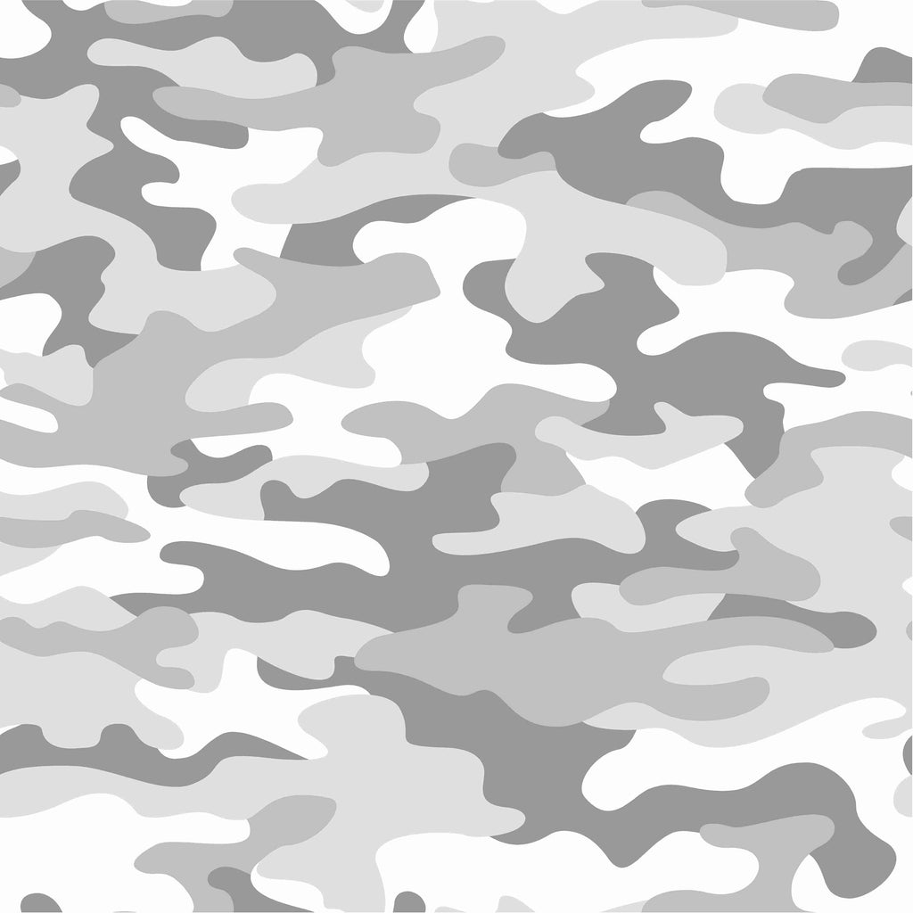Gray and white Camouflage pattern craft vinyl - HTV - Adhesive