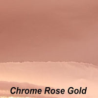 StarCraft Metal - Chrome Rose Gold Adhesive Vinyl 12x12 inch sheets, metallic rose gold outdoor gloss vinyl