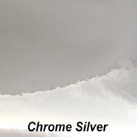 StarCraft Metal - Chrome Silver Adhesive Vinyl 12x12 inch sheets, metallic permanent vinyl