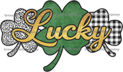 St. Patrick's Day "Lucky" ready to press direct to film transfers DTF Transfer