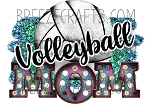 Volleyball Mom Sublimation Transfer - T201