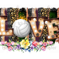LOVE volleyball - Sublimation Transfer T141
