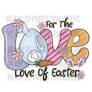 For The Love of Easter Sublimation Transfer