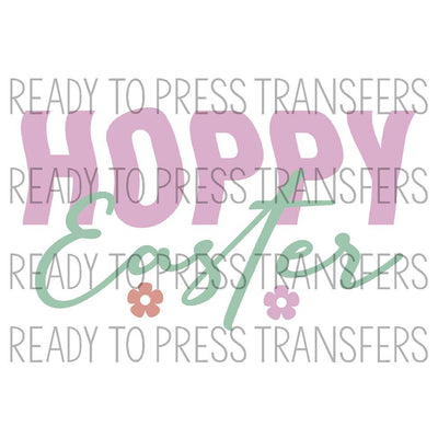 Hoppy Easter Direct To Film Transfer. DTF