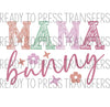 Mama Bunny Easter Sublimation Transfer. Ready t