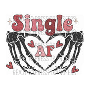 Single AF Anti Valentine's Day Sublimation Transfer. Ready to press.